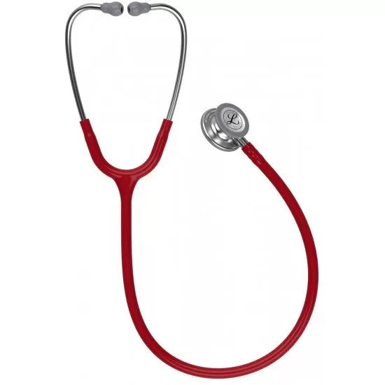 3M™ Littmann® Classic III™ Stethoscope - Burgundy tube & Silver chest piece 5627